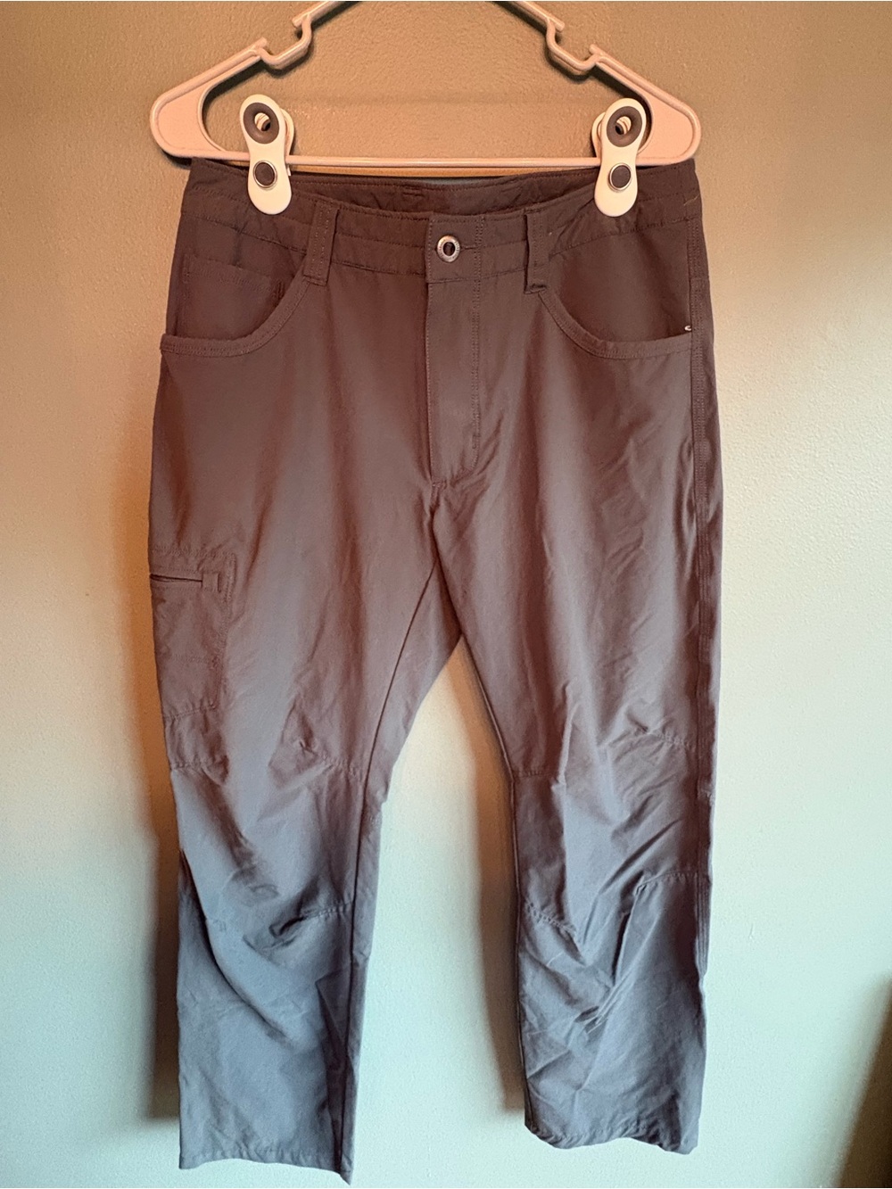 Men's Patagonia Pants in Dark Gray - Lightweight Utility Style
